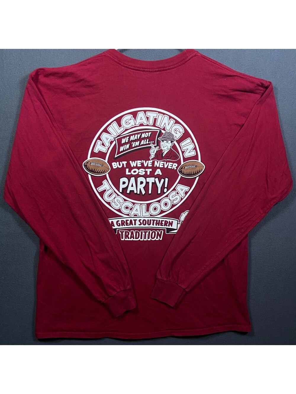 Alabama College Football Tailgating Smack Talk XL T Shirt Tuscaloosa Roll Tide